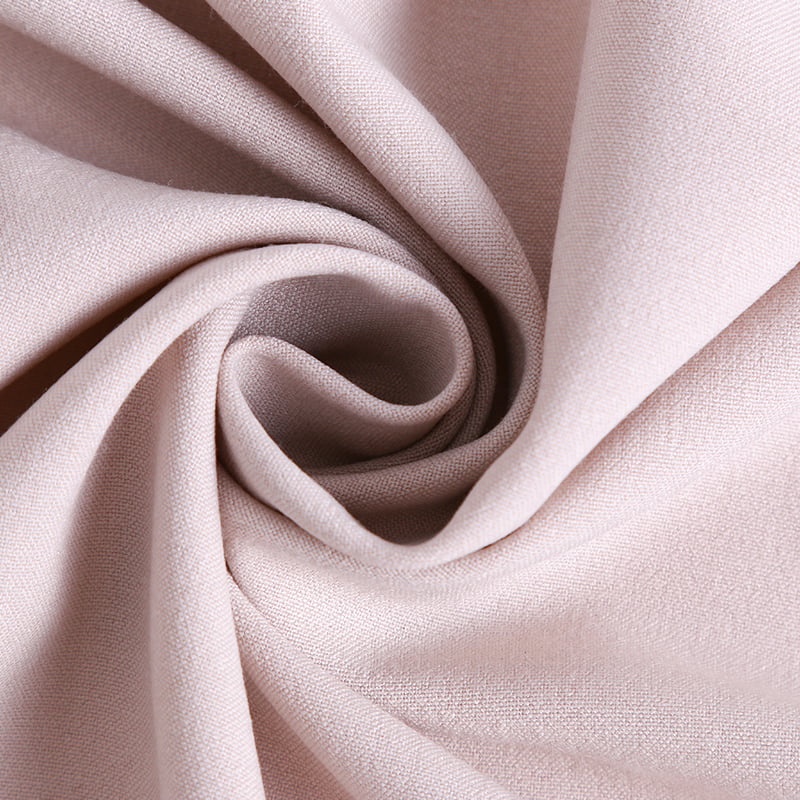 Tejido de spandex teñido liso de viscosa/poli colorido colorido para pantalones y uniformes de mujer