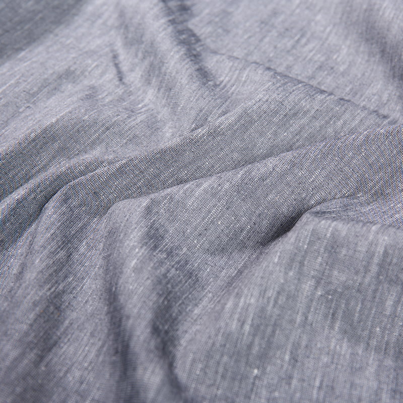 Fashion Tr Poly Rayon Spandex con tejido de traje teñido con parte superior de lino