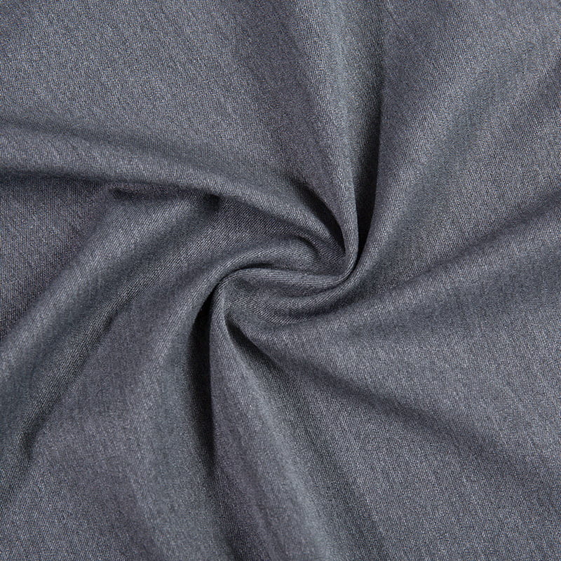 Spandex de rayón de poliéster suave al tacto con tela de traje teñida con parte superior modal