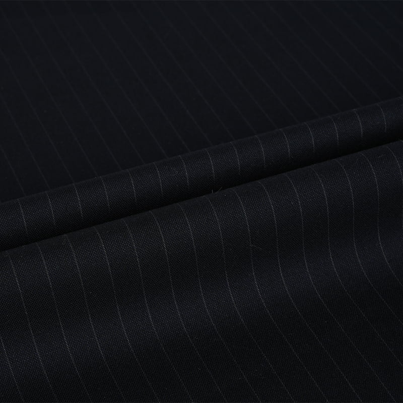 Tejido de spandex de rayón de polietileno con diseño de rayas personalizadas teñidas en la parte superior para trajes y uniformes